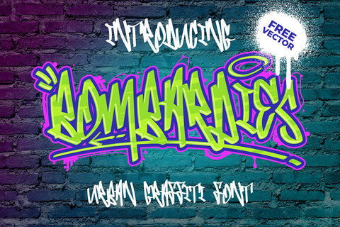 Bombardies - Urban Graffiti Font Font Mozzatype 
