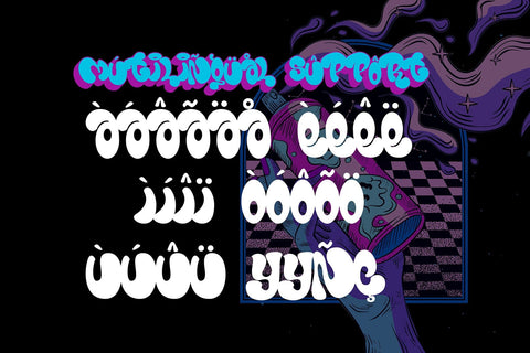 Bomber Marker - A bulky and Quirky Layered Graffiti Font Font Mozzatype 