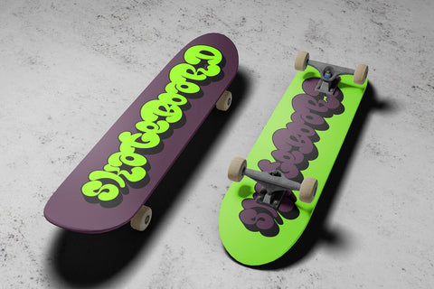 Bomber Marker - A bulky and Quirky Layered Graffiti Font Font Mozzatype 