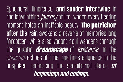 Bondia – Condensed Family Font Arterfak Project 