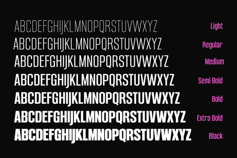 Bondia – Condensed Family Font Arterfak Project 