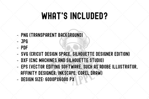 Bone Appetit Halloween Chef Vector Design SVG DXF JPG PNG EPS SVG CraftySVGStudio 