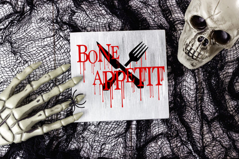 Bone Appetit | Halloween Sublimation Design Sublimation August Sun Fire 