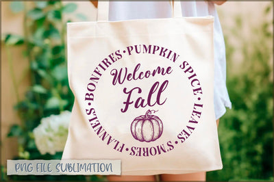 Bonfires pumpkin spice leaves s'mores flannels welcome fall Tote Bag Sublimation Shetara Begum 