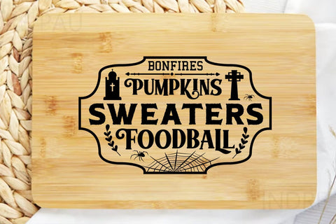 Bonfires Pumpkins Sweaters Foodball SVG Angelina750 