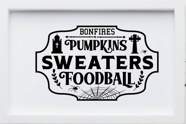 Bonfires Pumpkins Sweaters Foodball SVG Angelina750 