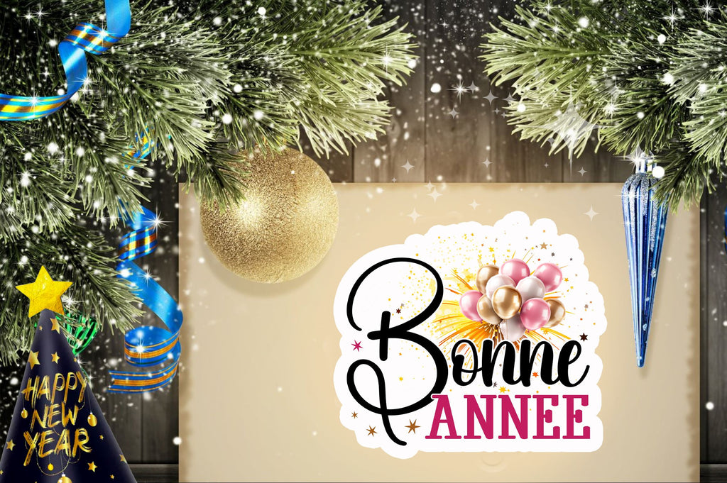 Bonne annee Sticker Design - So Fontsy