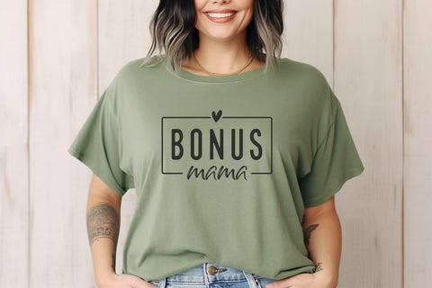 Bonus Mom Svg Png Files, Bonus Mom Gift, Bonus Mom Shirt, Mom Svg, Motherhood Svg, Mother's Day Svg, Mom Life Svg, Mama SVG DesignDestine 