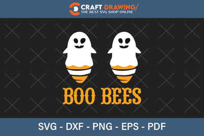 Boo Bees Ghost Couples Funny Halloween Svg Craft Cut Files Halloween Svg, Halloween Png , Halloween Clipart, Ghost Svg, Halloween Shirt Svg, Hippie Svg, Retro Svg, Svg Bundle, Sublimation Designs SVG Debashish Barman 