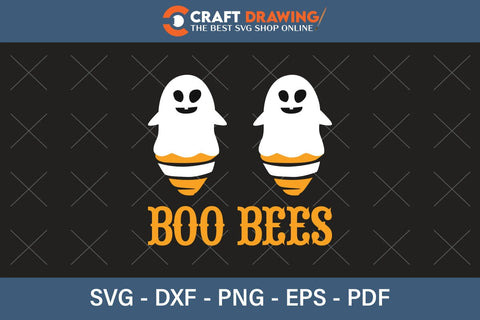 Boo Bees Ghost Couples Funny Halloween Svg Craft Cut Files Halloween Svg, Halloween Png , Halloween Clipart, Ghost Svg, Halloween Shirt Svg, Hippie Svg, Retro Svg, Svg Bundle, Sublimation Designs SVG Debashish Barman 