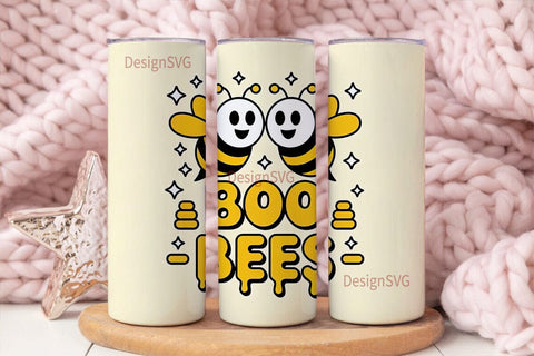 Boo Bees Halloween 20oz Tumbler Sublimation DesignSVG 