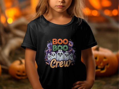 Boo Boo Crew Halloween Sublimation PNG, Ghost Squad Sublimation Luvleigh Digitals 