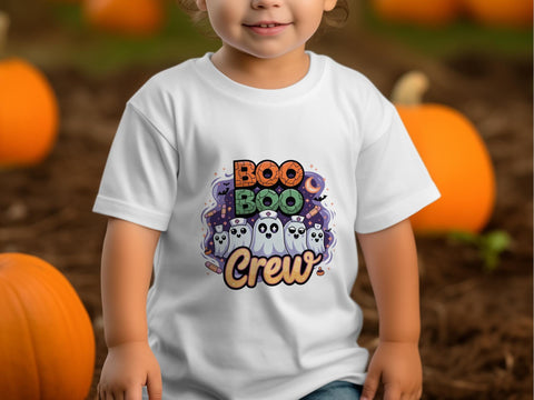 Boo Boo Crew Halloween Sublimation PNG, Ghost Squad Sublimation Luvleigh Digitals 