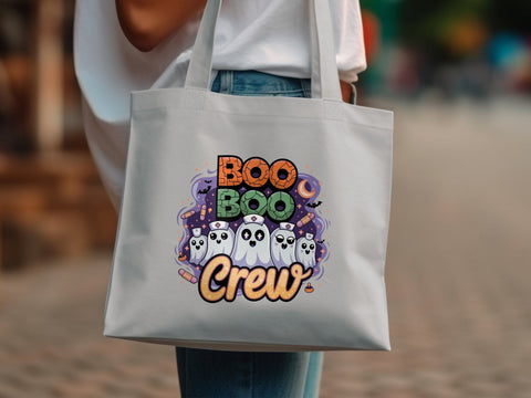 Boo Boo Crew Halloween Sublimation PNG, Ghost Squad Sublimation Luvleigh Digitals 