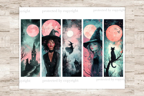 Boo Bookmarks | Halloween Bookmarks Printable SVG GlamArtZhanna 