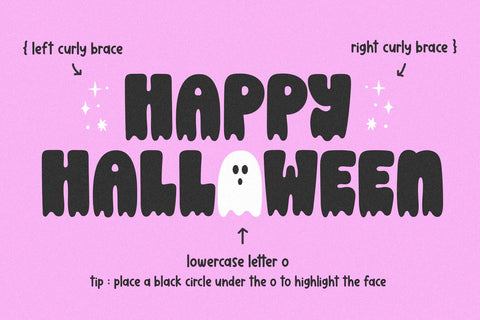 Boo Club - Halloween Font Font KA Designs 