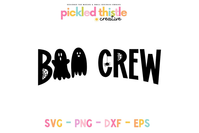 Boo Crew Halloween T-Shirt SVG SVG Pickled Thistle Creative 