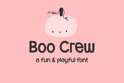 Boo Crew Sans Font Beck McCormick 