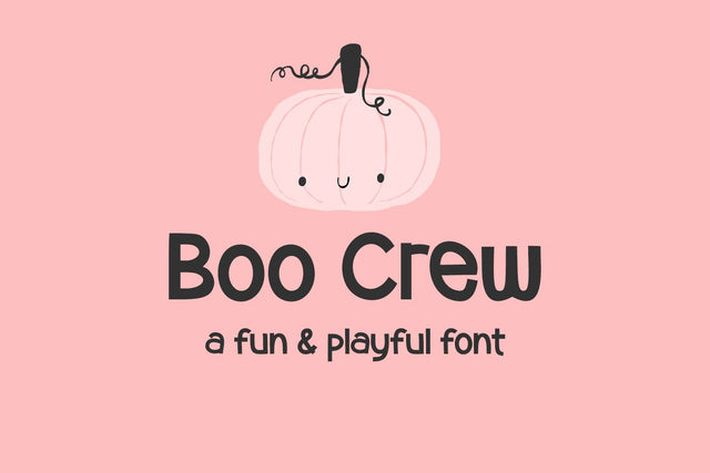 Boo Crew Sans Font Beck McCormick 