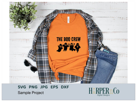 Boo Crew SVG PNG Cut EPS File SVG HarperNCo 