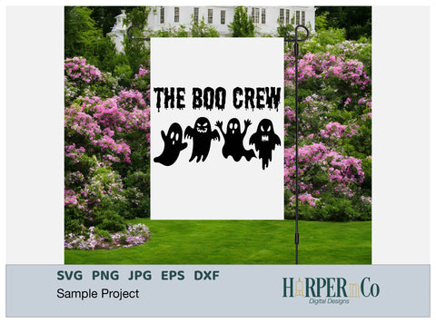 Boo Crew SVG PNG Cut EPS File SVG HarperNCo 
