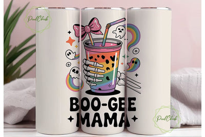 Boo-Gee Mama 20oz Tumbler Wrap Sublimation PixelChick 