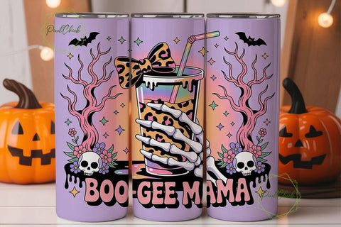 Boo-Gee Mama 20oz Tumbler Wrap Sublimation PixelChick 