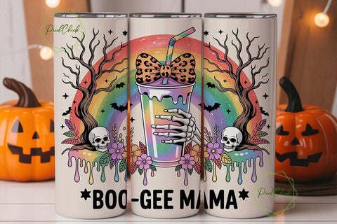Boo-Gee Mama 20oz Tumbler Wrap Sublimation PixelChick 