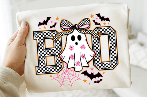 Boo Ghost SVG, Coquette Halloween SVG SVG SVG Studio 