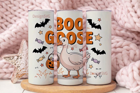 Boo Goose Halloween 20oz Tumbler Wrap Sublimation DesignSVG 