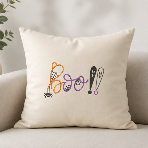 Boo Halloween Embroidery Design – Cute Ghost Spider Web Machine Embroidery File, Spooky Halloween Shirt Design Embroidery/Applique DESIGNS PatternFeed8 
