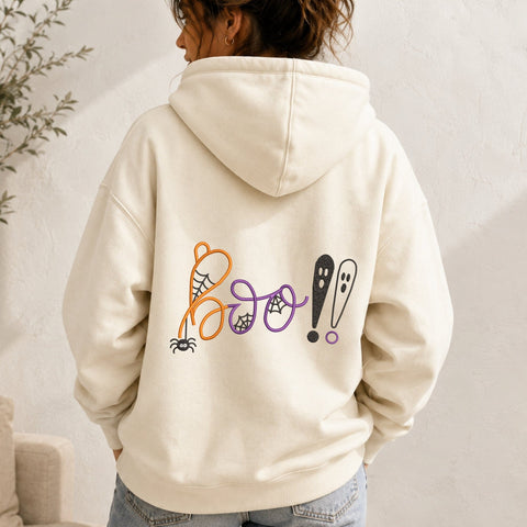Boo Halloween Embroidery Design – Cute Ghost Spider Web Machine Embroidery File, Spooky Halloween Shirt Design Embroidery/Applique DESIGNS PatternFeed8 