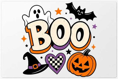 Boo Halloween PNG | Cute Ghost Sublimation Digital Download SVG BillahCrafts 