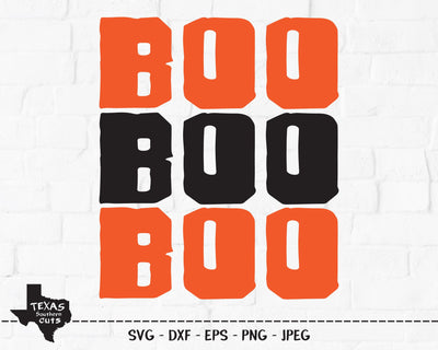 Boo | Halloween SVG SVG Texas Southern Cuts 