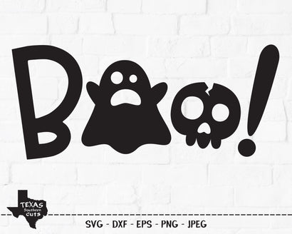 Boo | Halloween SVG SVG Texas Southern Cuts 