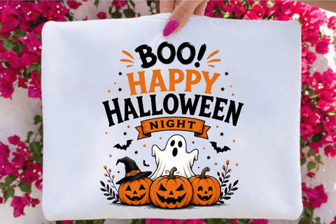 Boo Happy Halloween Night PNG Sublimation SVGArt 