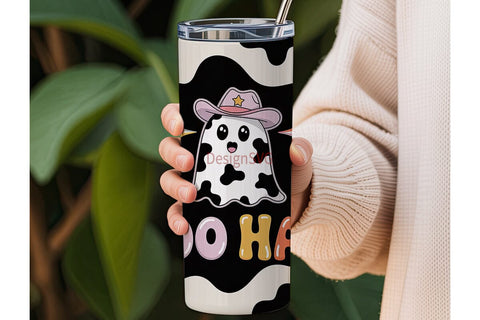 Boo Haw Ghost 20oz Tumbler Wrap Sublimation DesignSVG 