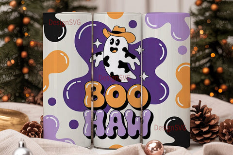 Boo Haw Ghost 20oz Tumbler Wrap Sublimation DesignSVG 