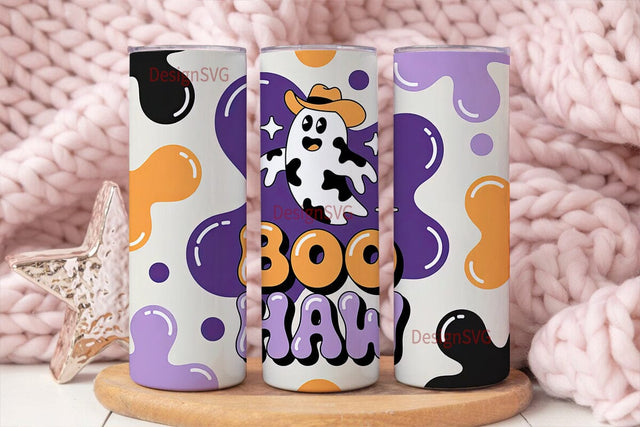 Boo Haw Ghost 20oz Tumbler Wrap Sublimation DesignSVG 