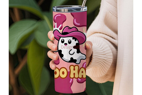 Boo Haw Ghost Tumbler Wrap Sublimation DesignSVG 