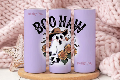 Boo Haw Ghost Tumbler Wrap Sublimation DesignSVG 