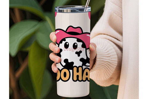 Boo Haw Ghost Tumbler Wrap Sublimation DesignSVG 