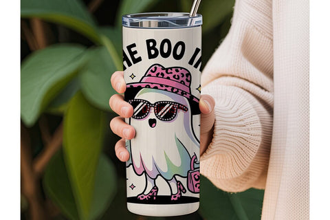 Boo-jee Ghost 20oz Tumbler Wrap Sublimation DesignSVG 