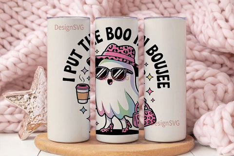 Boo-jee Ghost 20oz Tumbler Wrap Sublimation DesignSVG 