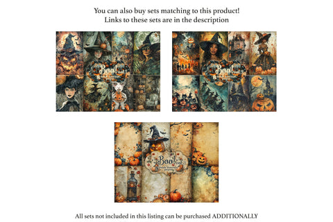 Boo Junk Journal Page | Halloween Printable Paper SVG GlamArtZhanna 