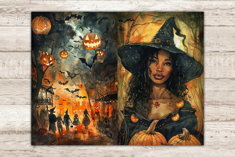 Boo Junk Journal Papers | Trick Or Treat Printable SVG GlamArtZhanna 