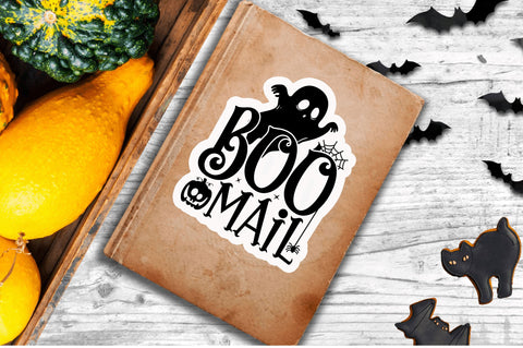 Boo mail Stickers Design Sublimation Regulrcrative 
