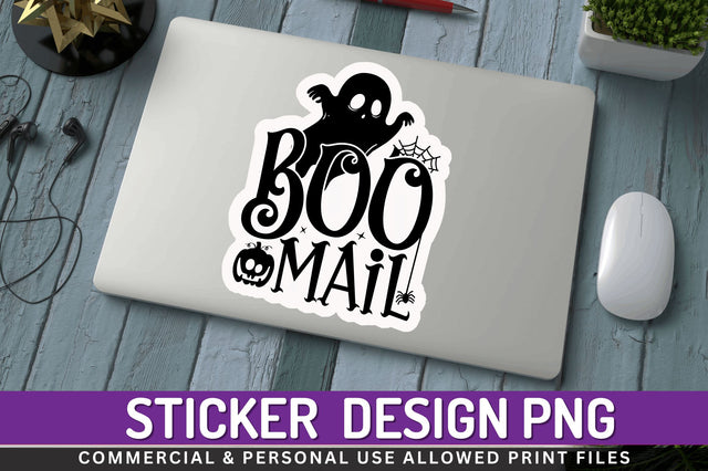 Boo mail Stickers Design Sublimation Regulrcrative 