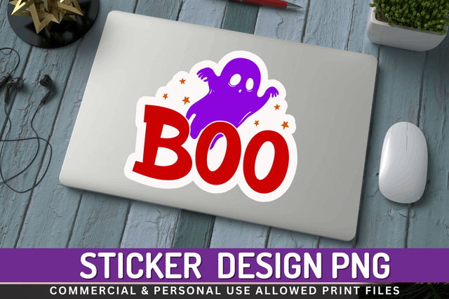Boo Stickers Design Sublimation Regulrcrative 