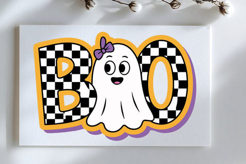 Boo SVG Bundle, Halloween Svg, Halloween Ghost Svg, Spooky Svg, Pumpkin Svg, Bat Svg SVG DesignDestine 